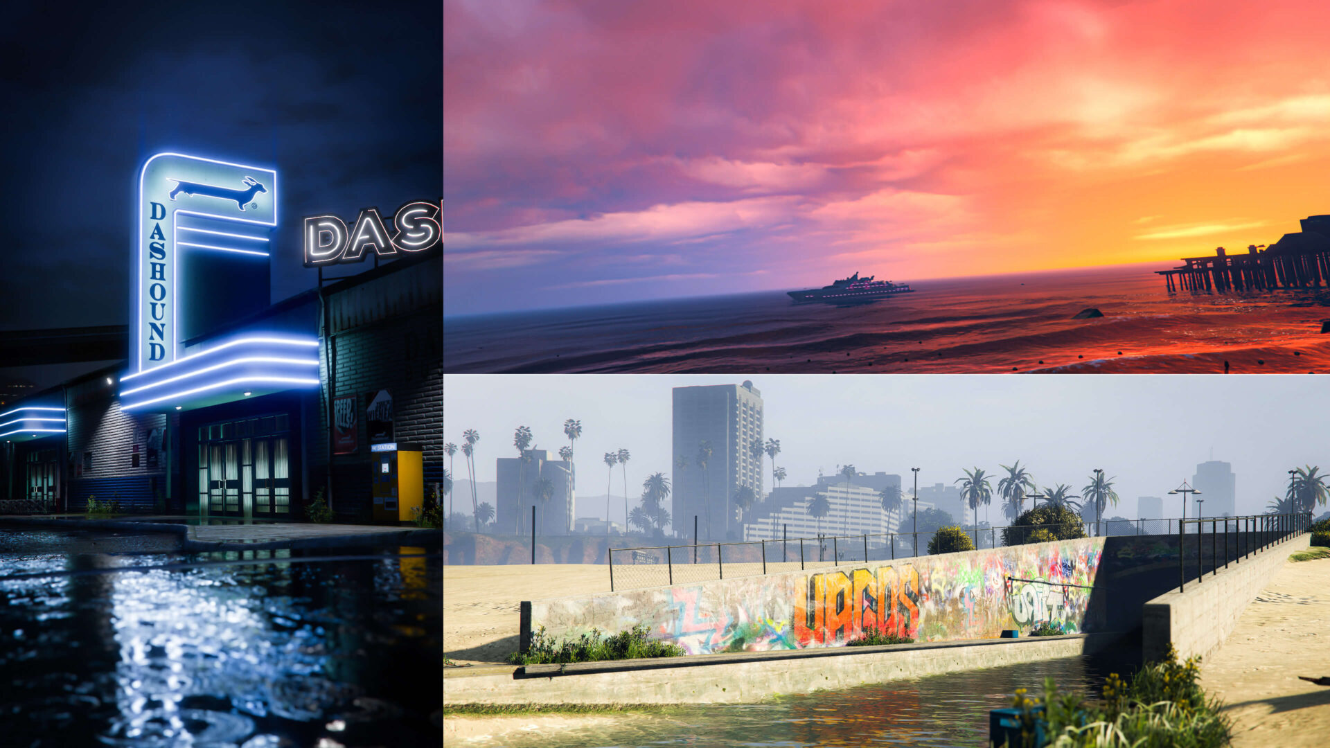 Grand Theft Auto V Enhanced scenic tour