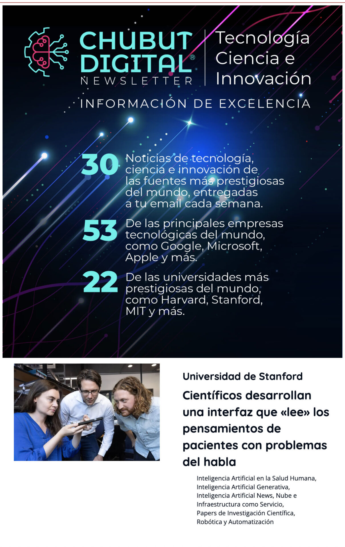 ChubutDigital Newsletter